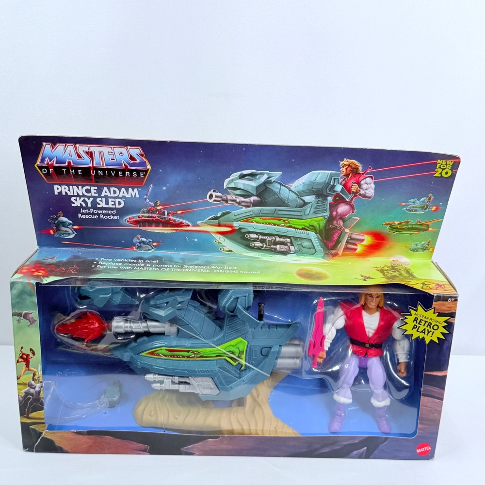 Mattel Masters of the Universe Origins Prince Adam Sky Sled Vehicle Set GPP30
